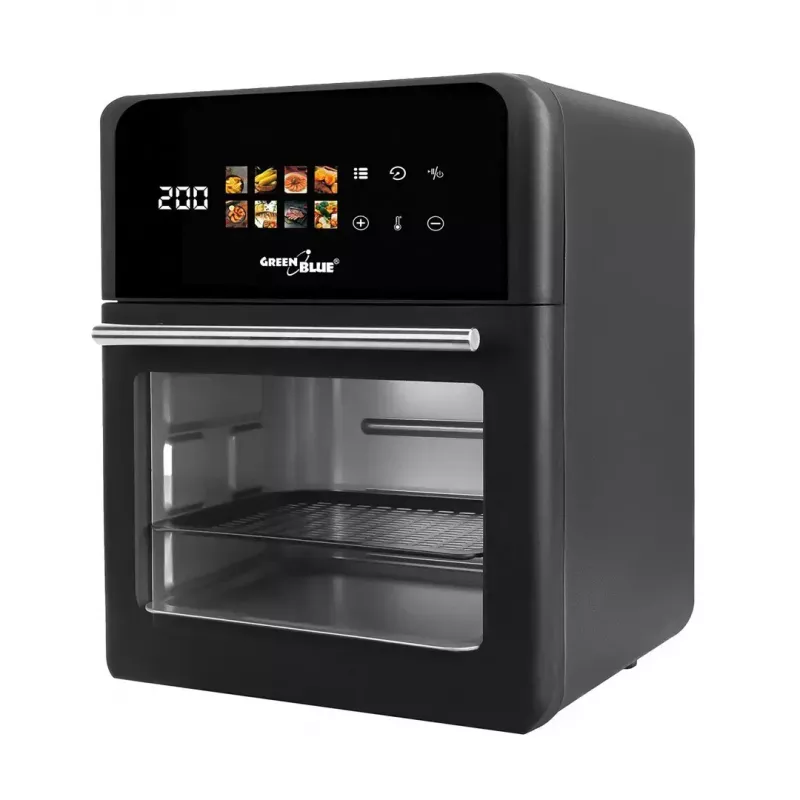 Kepimo krosnelė GreenBlue GB950 1800 W, 10 L talpa, 8 programų, liečiamas skydelis, laikmatis, juoda
