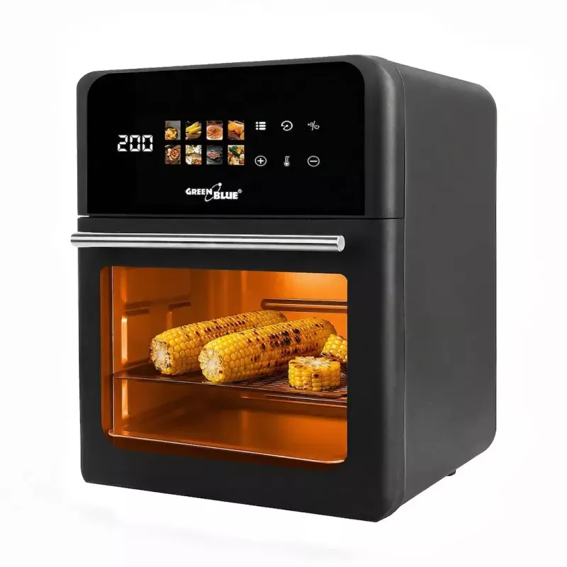 Kepimo krosnelė GreenBlue GB950 1800 W, 10 L talpa, 8 programų, liečiamas skydelis, laikmatis, juoda