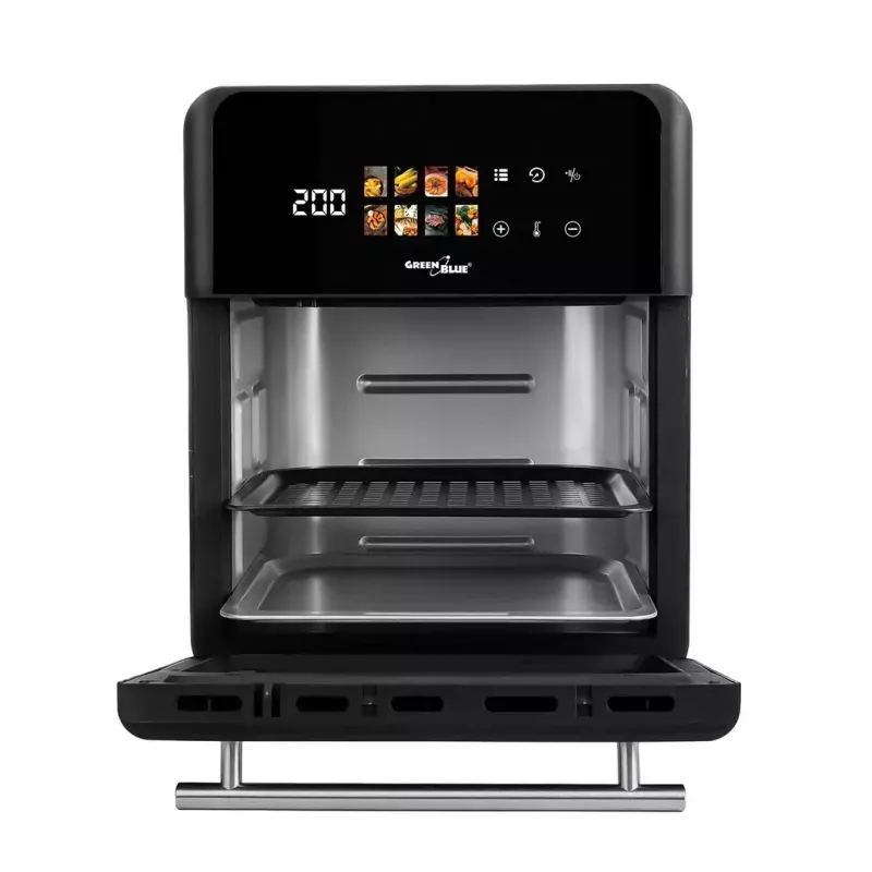 Kepimo krosnelė GreenBlue GB950 1800 W, 10 L talpa, 8 programų, liečiamas skydelis, laikmatis, juoda