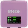 Belaidis lavalier mikrofonas Rode Wireless Go III alyvinis 2.4 GHz kompaktiškas dizainas