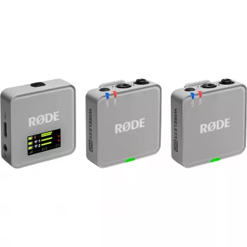Belaidė mikrofonų sistema Rode Wireless GO III pilka
