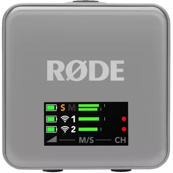 Belaidė mikrofonų sistema Rode Wireless GO III pilka