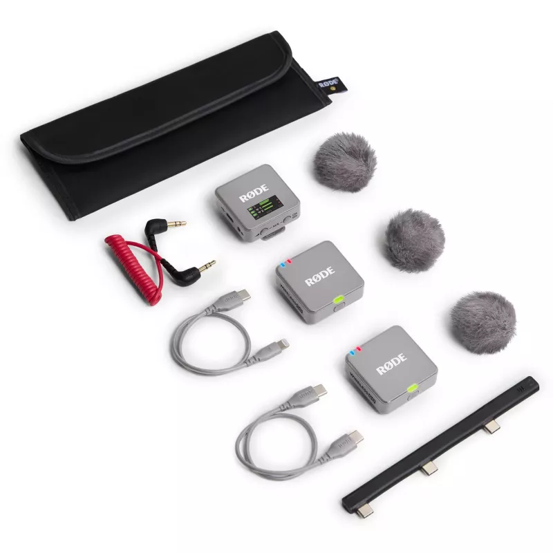 Belaidė mikrofonų sistema Rode Wireless GO III pilka