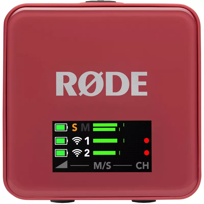 Belaidžio mikrofono sistema Rode Wireless Go III Pink – kompaktiška 2,4 GHz transmisija, modelis WIGOGEN3ROS