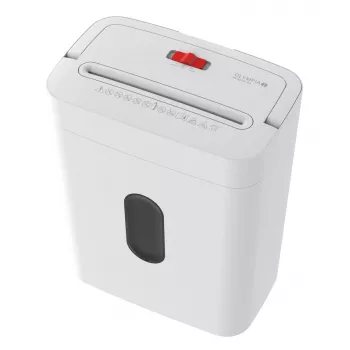 Popieriaus smulkintuvas Olympia PS 53 CC Pro — kryžminis pjovimas, 15 L krepšelis, 68 dB, baltas