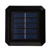 Solarinis LED stulpinis šviestuvas GreenBlue GB127 WW — neutrali balta 3200K, 80×80 mm vokinis gaubtas, NiMH baterija