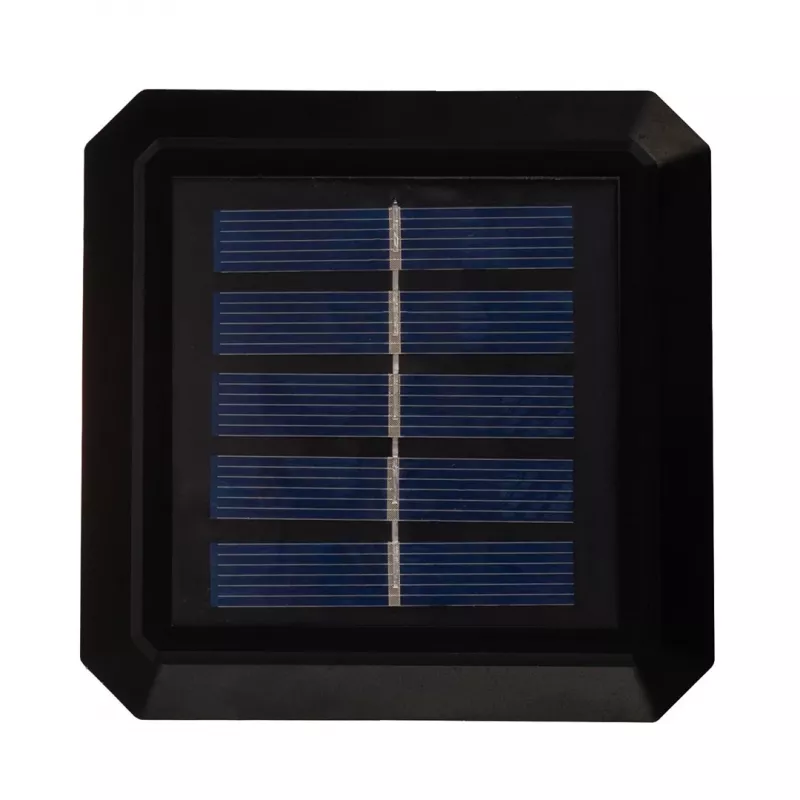 Solarinis LED stulpinis šviestuvas GreenBlue GB127 WW — neutrali balta 3200K, 80×80 mm vokinis gaubtas, NiMH baterija