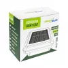 Solarinis LED stulpinis šviestuvas GreenBlue GB127 WW — neutrali balta 3200K, 80×80 mm vokinis gaubtas, NiMH baterija