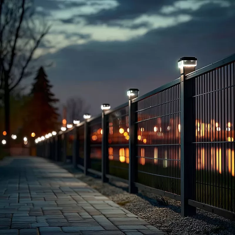 Solarinis LED stulpinis šviestuvas GreenBlue GB127 WW — neutrali balta 3200K, 80×80 mm vokinis gaubtas, NiMH baterija