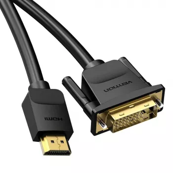 HDMI į DVI laidas 2 m / juodas Vention Abfbh