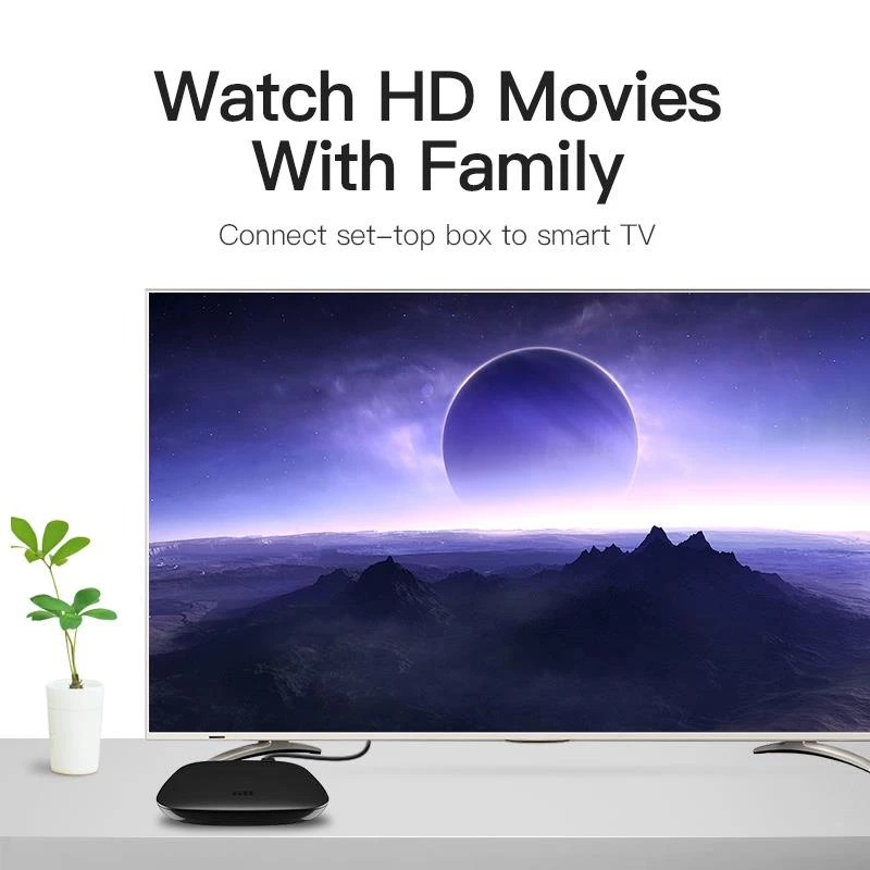 HDMI į DVI laidas 2 m / juodas Vention Abfbh