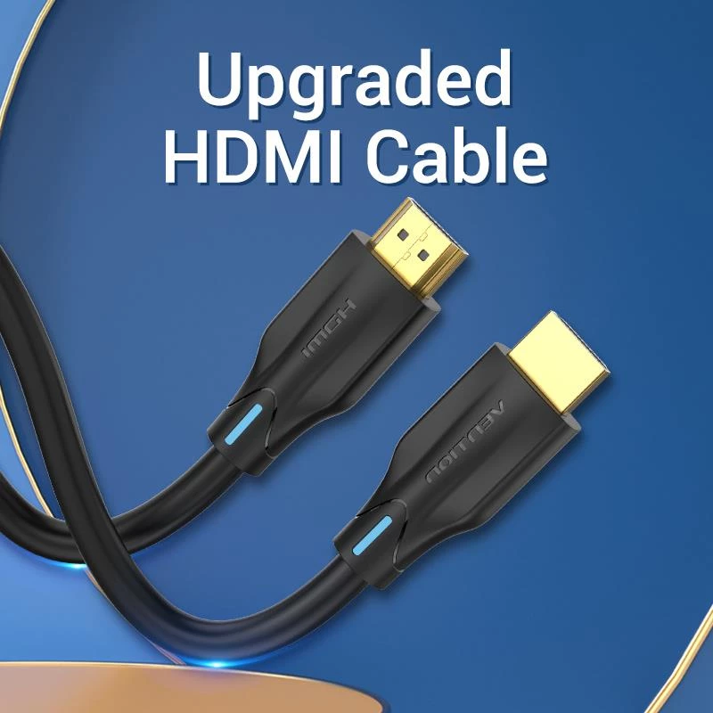 HDMI kabelis 8K/1M Juodas Aanbf Vention