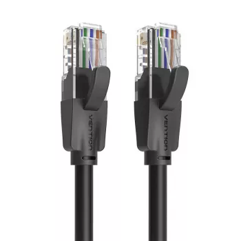 Tinklo kabelis UTP CAT6 Vention IBEBK RJ45 Ethernet 1000Mbps 8m (juodas)