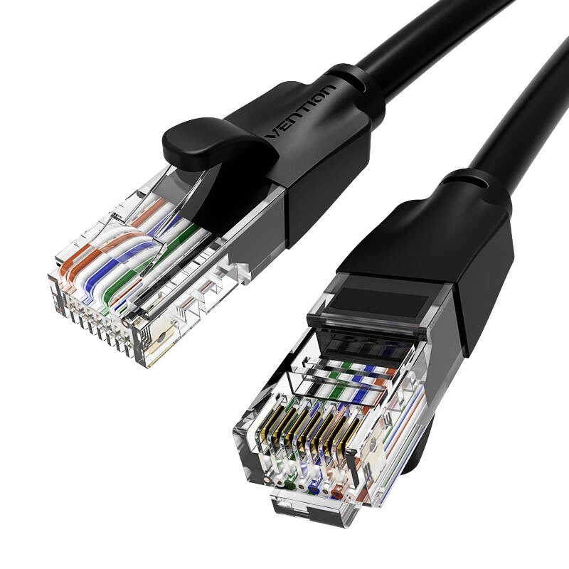 Tinklo kabelis UTP CAT6 Vention IBEBK RJ45 Ethernet 1000Mbps 8m (juodas)