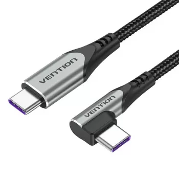 Vention TAKHF USB-C į USB-C kampinis 5A laidas (pilka)