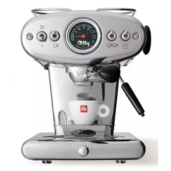 illy X1 Anniversary kavos aparatas maltai kavai ir E.S.E. pakuotėms (nerūdijantis plienas)