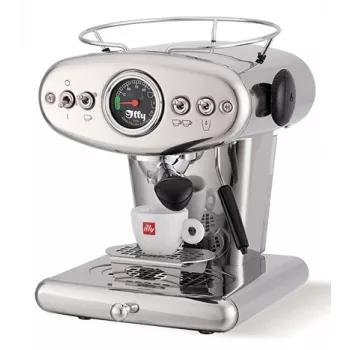illy X1 Anniversary kavos aparatas maltai kavai ir E.S.E. pakuotėms (nerūdijantis plienas)