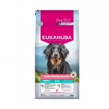 EUKANUBA Special Care Mono-Protein Adult Salmon šunų sausas ėdalas 12 kg