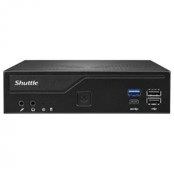 Shuttle Barebone slim DH610V2 Intel/DDR5/juodas - Barebone - Intel Socket 1700 (Core i)