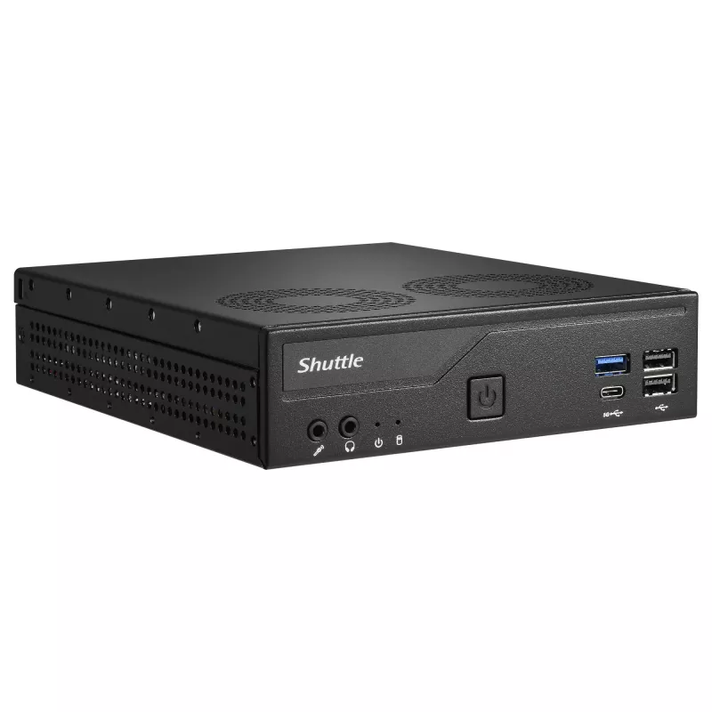 Shuttle Barebone slim DH610V2 Intel/DDR5/juodas - Barebone - Intel Socket 1700 (Core i)