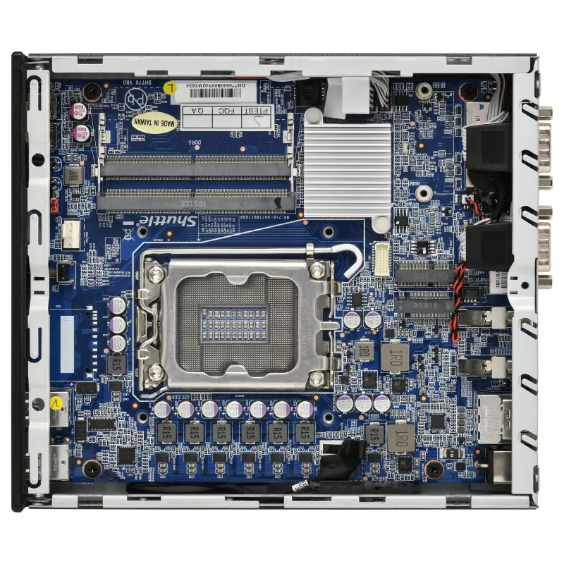 Shuttle Barebone slim DH610V2 Intel/DDR5/juodas - Barebone - Intel Socket 1700 (Core i)