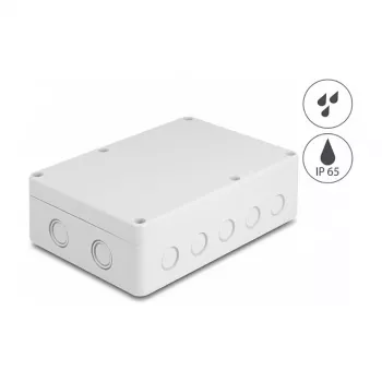DeLOCK montažinė dėžė 180x125x57mm pilka ABS lauko