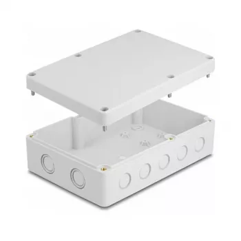 DeLOCK montažinė dėžė 180x125x57mm pilka ABS lauko