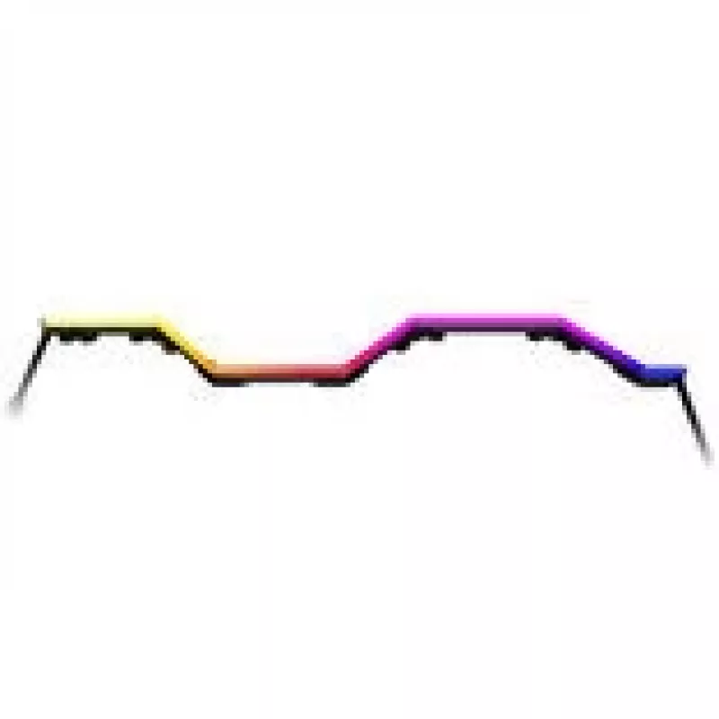 LED juosta HYTE Noodle LN70 ARGB 70 cm, juoda