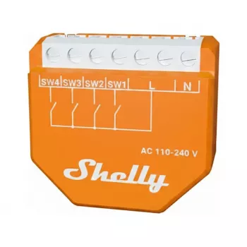 Shelly · Įmontuojamas Wave i4 LR - Z-Wave (Shelly_W_i4_LR)