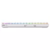 Belaidė mechaninio tipo kompaktiška klaviatūra Cherry XTRFY K33 75% QWERTZ vokiška balta USB + RF + Bluetooth RGB