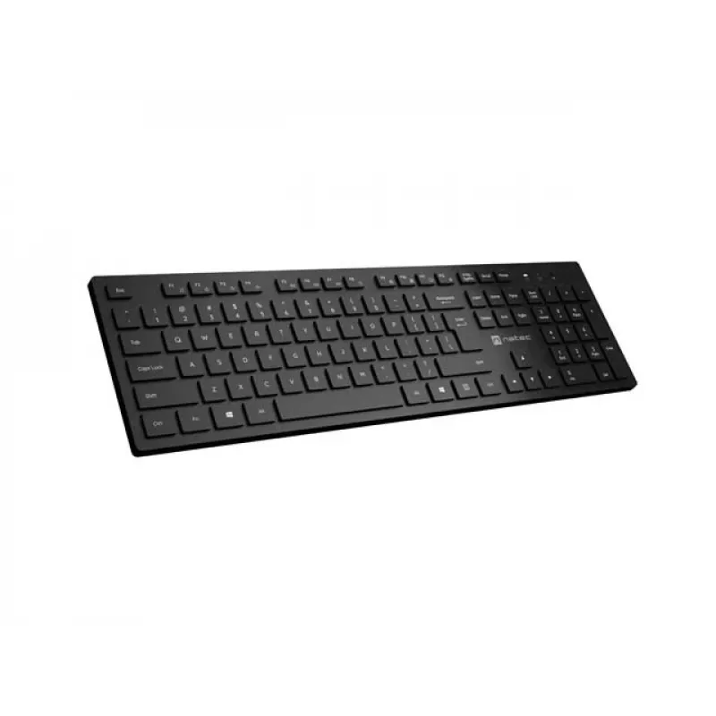 Belaidė klaviatūra NATEC HERRING Wireless 2.4 GHz Slim US išdėstymas