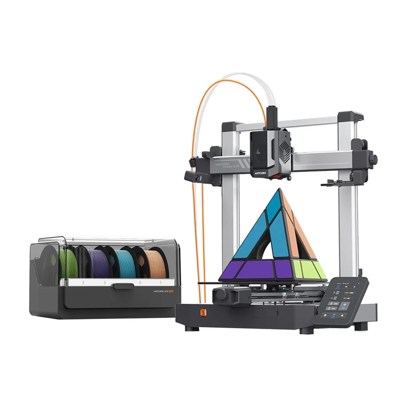 3D spausdintuvas AnyCubic Kobra 3 V2 Combo K3VC-IP-O — spausdinimo tūris 300×300×350 mm