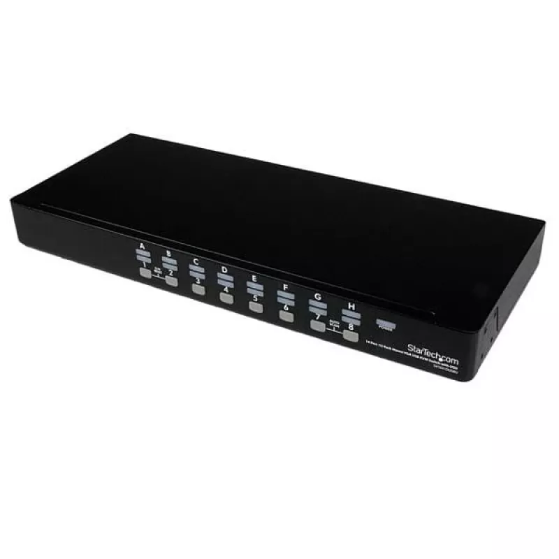 StarTech.com 16 Portų 1U Stovo USB KVM Jungiklis su OSD (SV1631DUSBU)