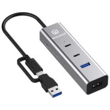 USB šakotuvas GrauGear G-HUB2A2C1-PD 4 prievadai PD — 2x USB-C, 2x USB-A