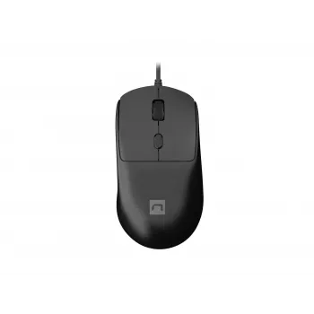 NATEC Hawk 2 lazerinė laidinė pelė, juoda, iki 2400 DPI