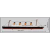 Konstruktorius Cobi R.M.S. Titanic modelis, 848 detalių, kolekcinis laivo modelis