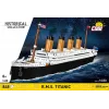 Konstruktorius Cobi R.M.S. Titanic modelis, 848 detalių, kolekcinis laivo modelis