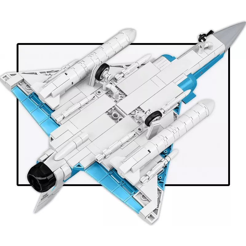 Cobi Mirage 2000-5F Modelis iš Plytelių, Ginkluotųjų Pajėgų Serija, 495 Dalys, Mastelis 1:48
