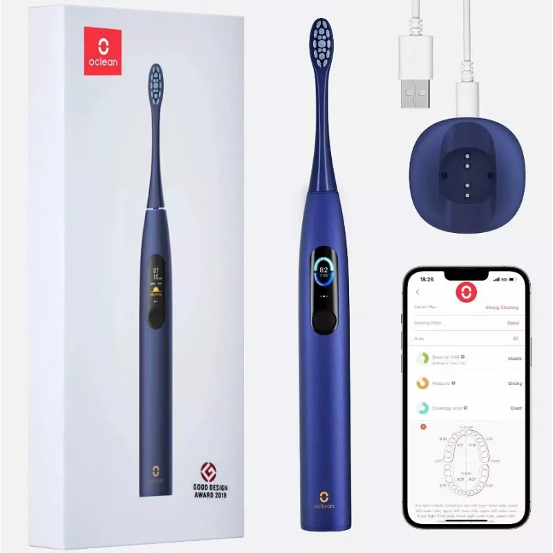 Sonic dantų šepetėlis Oclean X PRO Blue
