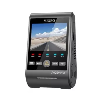 Vaizdo registratorius VIOFO A229 PLUS 1CH-G GPS – 1 kanalas, 2560×1440, GPS, Wi-Fi, 2,4 colio ekranas, MicroSD iki 512 GB