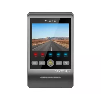 Vaizdo registratorius VIOFO A229 PLUS 1CH-G GPS – 1 kanalas, 2560×1440, GPS, Wi-Fi, 2,4 colio ekranas, MicroSD iki 512 GB