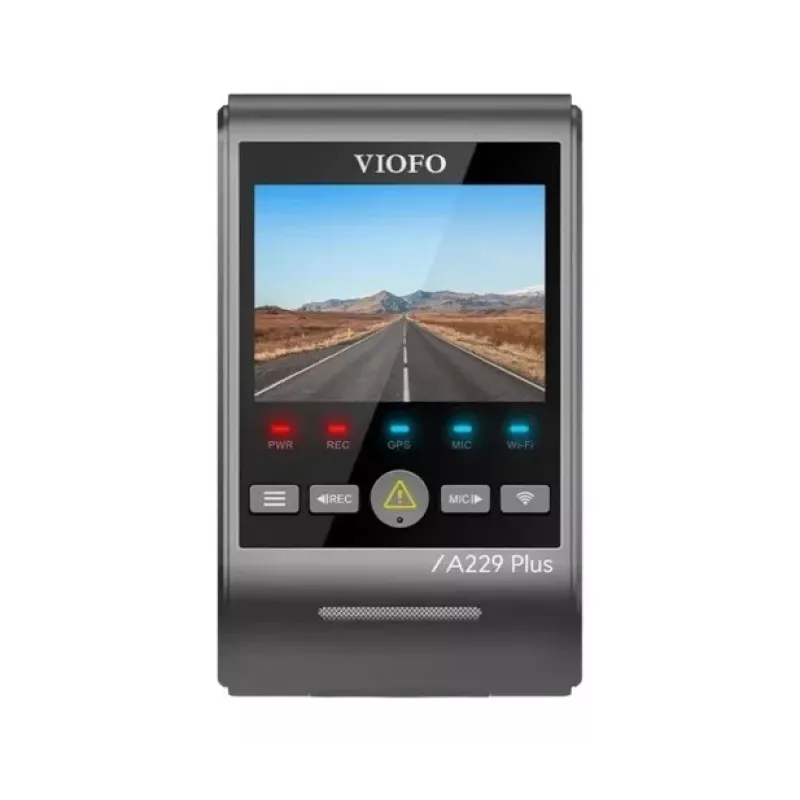 Vaizdo registratorius VIOFO A229 PLUS 1CH-G GPS – 1 kanalas, 2560×1440, GPS, Wi-Fi, 2,4 colio ekranas, MicroSD iki 512 GB