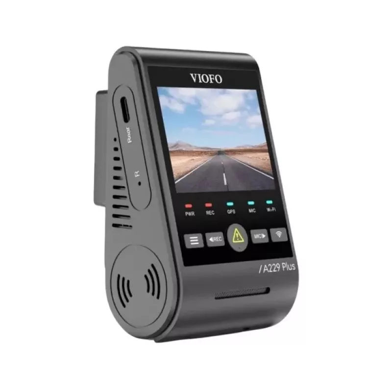 Vaizdo registratorius VIOFO A229 PLUS 1CH-G GPS – 1 kanalas, 2560×1440, GPS, Wi-Fi, 2,4 colio ekranas, MicroSD iki 512 GB
