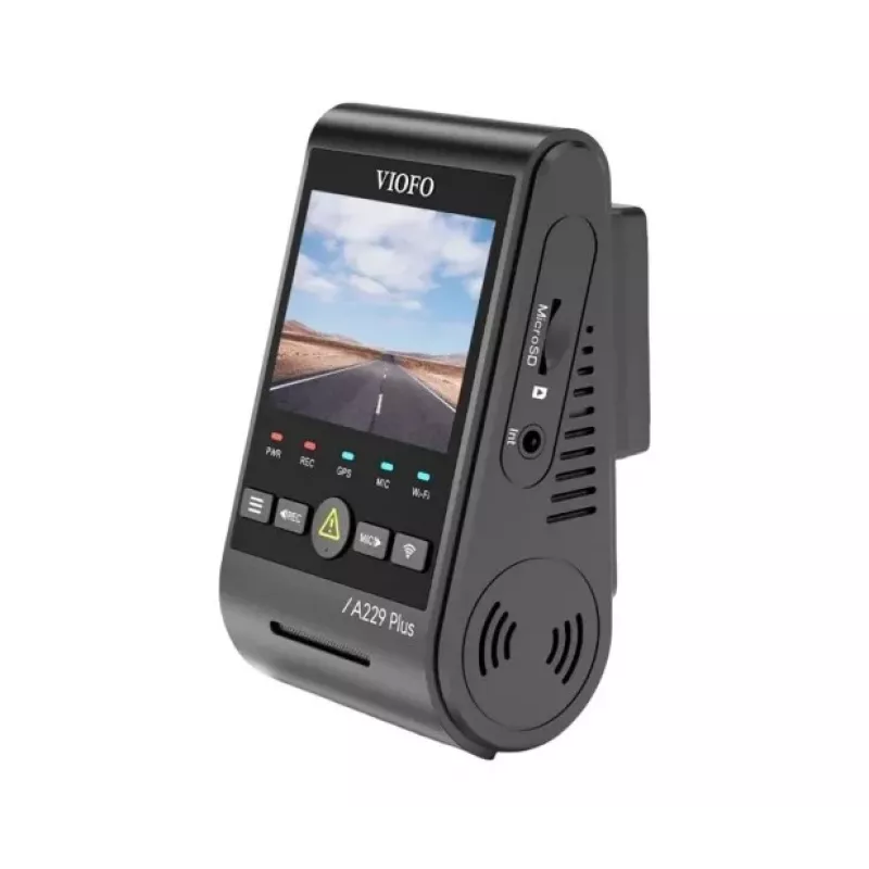 Vaizdo registratorius VIOFO A229 PLUS 1CH-G GPS – 1 kanalas, 2560×1440, GPS, Wi-Fi, 2,4 colio ekranas, MicroSD iki 512 GB