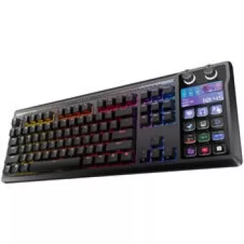 Corsair Galleon 100 SD žaidimų klaviatūra, pilno dydžio, integruotas Stream Deck, Hot-Swap, DE - juoda