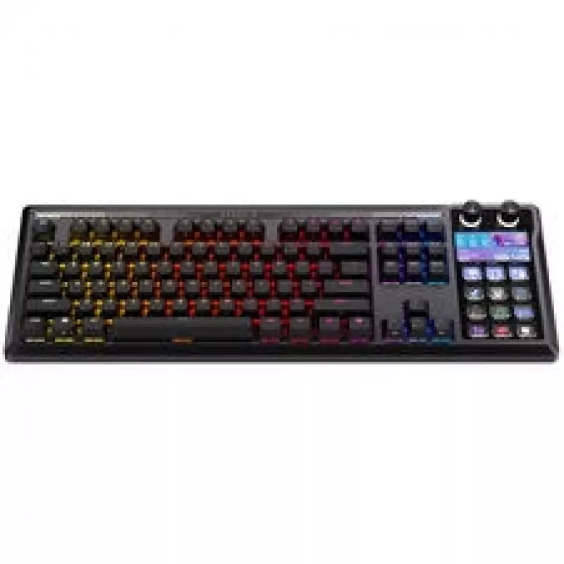 Corsair Galleon 100 SD žaidimų klaviatūra, pilno dydžio, integruotas Stream Deck, Hot-Swap, DE - juoda