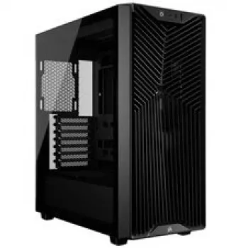 Corsair 3200D RS kompiuterio korpusas, Midi-Tower, ATX, grūdintas stiklas - juoda