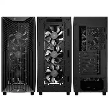 Corsair 3200D RS kompiuterio korpusas, Midi-Tower, ATX, grūdintas stiklas - juoda
