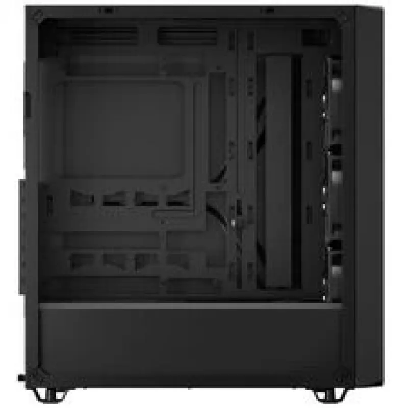 Corsair 3200D RS kompiuterio korpusas, Midi-Tower, ATX, grūdintas stiklas - juoda