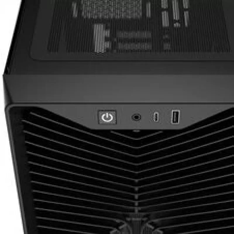 Corsair 3200D RS kompiuterio korpusas, Midi-Tower, ATX, grūdintas stiklas - juoda